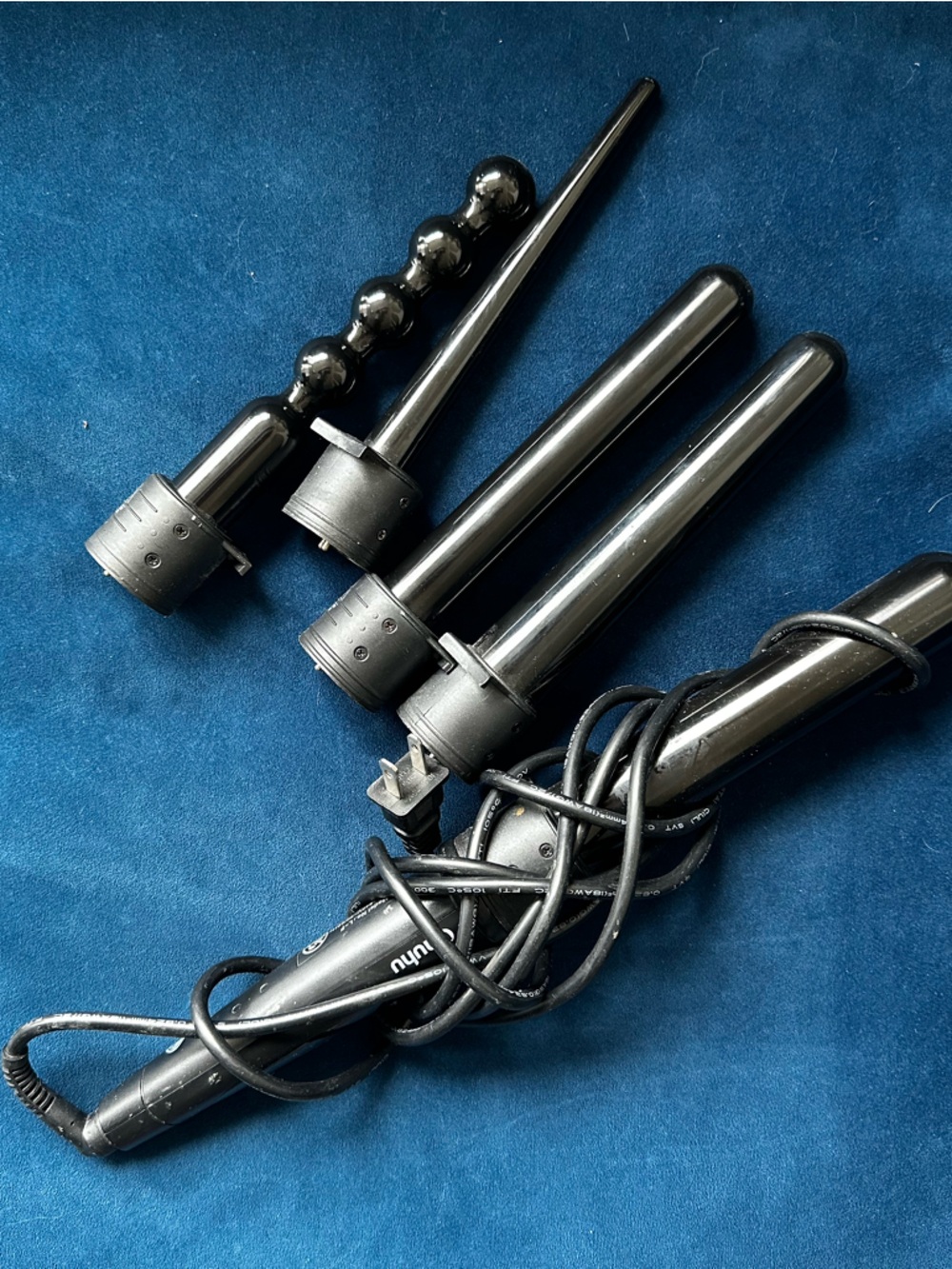 5 in 1 Multi-Barrel Curling Wand with Interchangeable Barrels /  hair wand